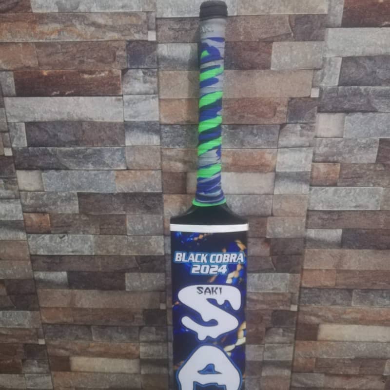 Cricket Bat Tape Ball Cricket Bat - Full Cane - Original-  Saki 2024 8