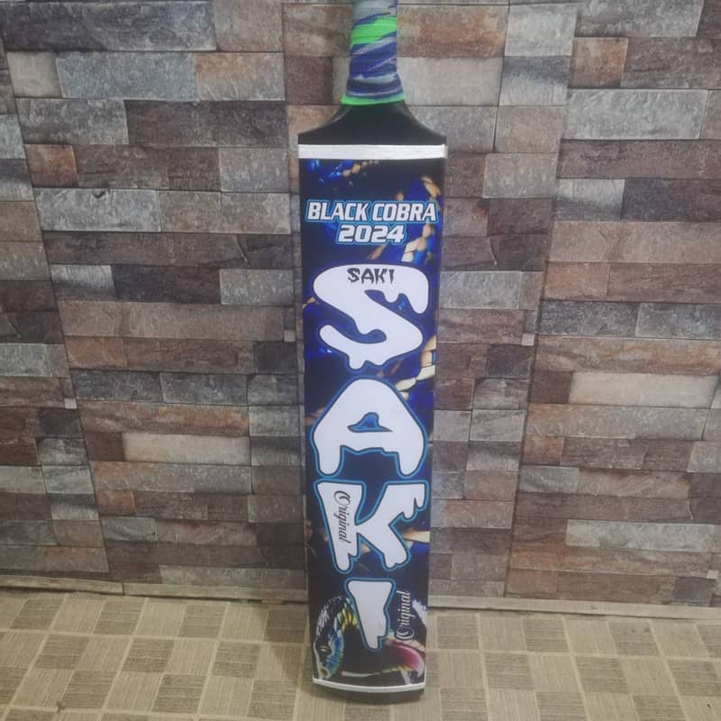 Cricket Bat Tape Ball Cricket Bat - Full Cane - Original-  Saki 2024 6