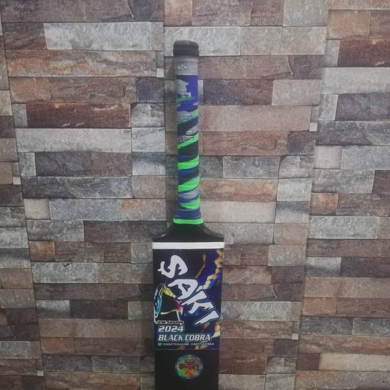 Cricket Bat Tape Ball Cricket Bat - Full Cane - Original-  Saki 2024 2
