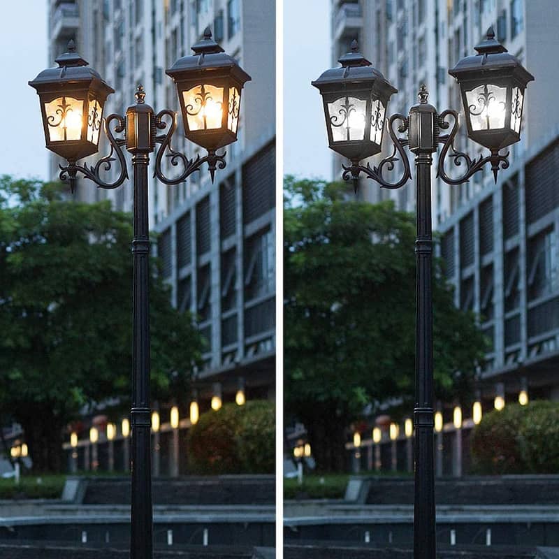 Garden Pole Lights | Decorative outdoor Pole lamp | Street Light Pole 7