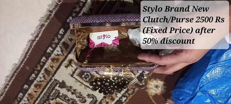 Brand New Stylo original Ladies Clutches in low price 1000 to 2500 Rs 7