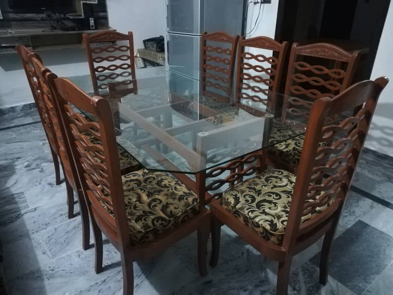 Dinning table with 8 chairs 1