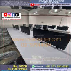 Office Workstation Meeting Conference Table Reception Desk Counter CEO