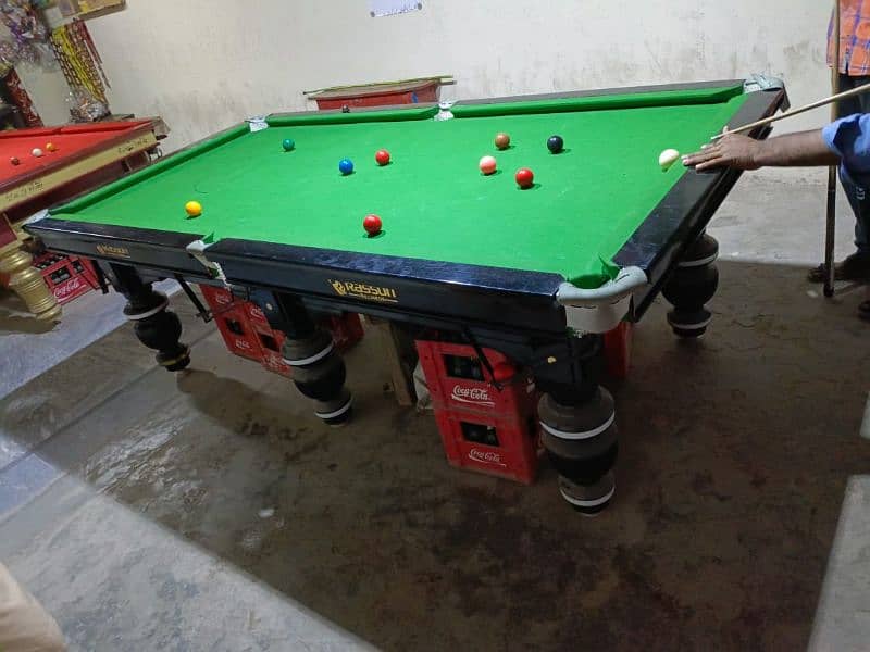 RASSON SNOOKER TABLE NEW 1
