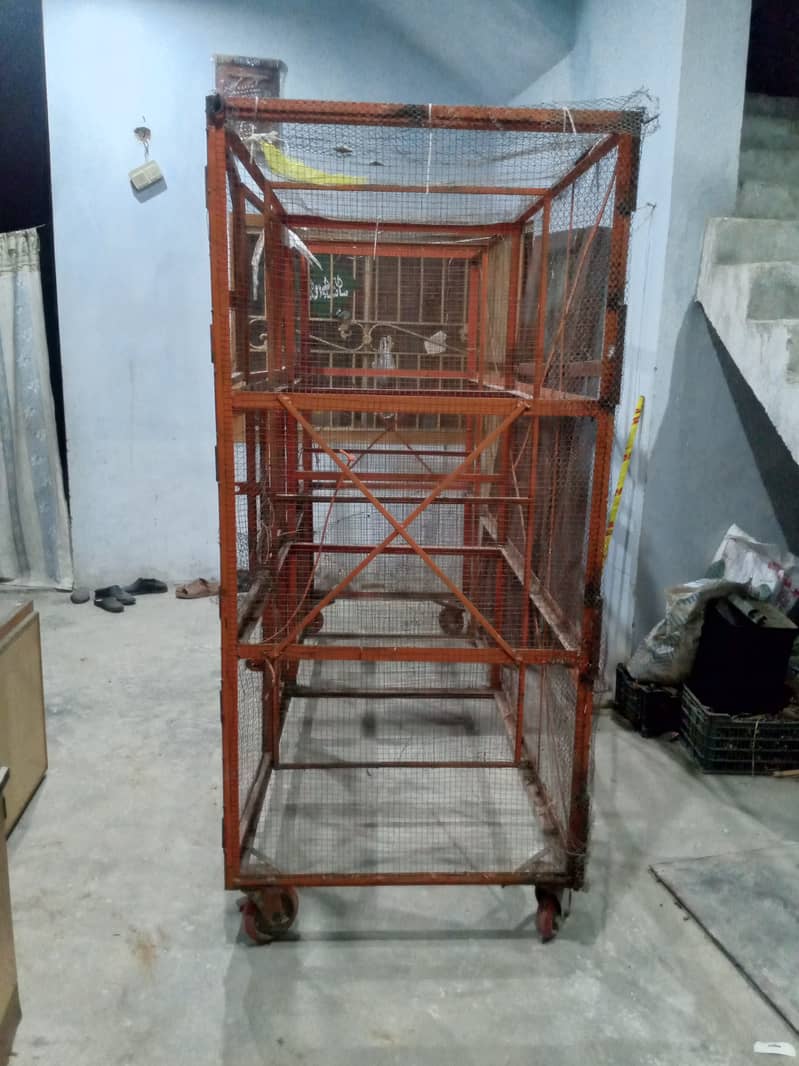 easy moveable cage used 3 upto 12 partitions 2
