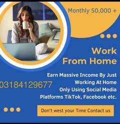 Earn Massive income by working from home