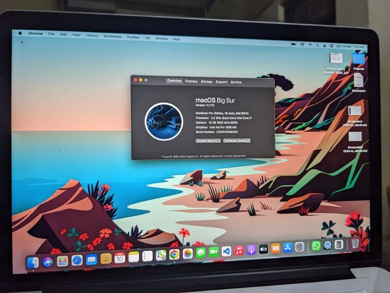 MacBook pro 2014 (15 inch) 1