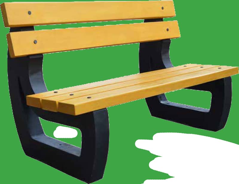Wood & Iron Benches, Cemented Bench, Concrete Bench, Outdoor Bench 4