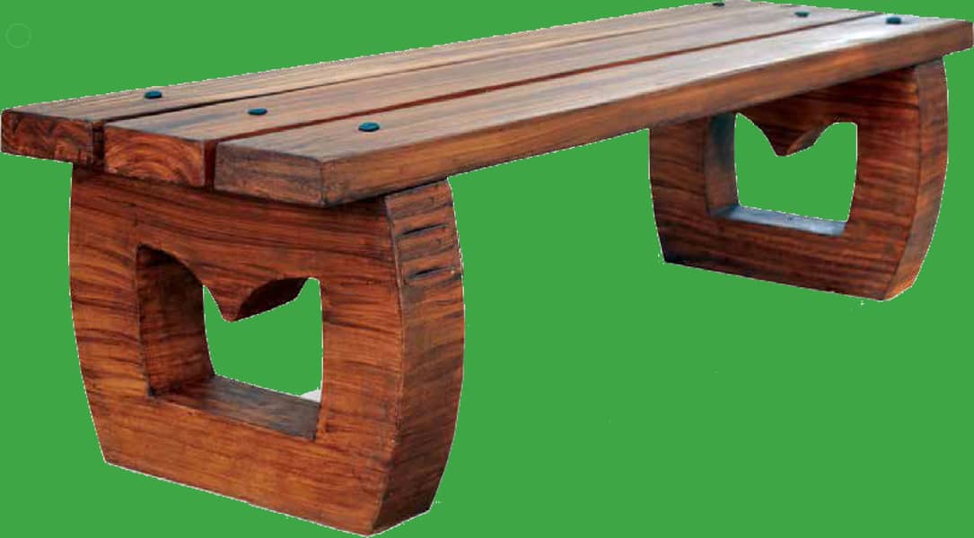 Wood & Iron Benches, Cemented Bench, Concrete Bench, Outdoor Bench 6