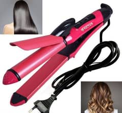 2in1 hair straightener and curler 0