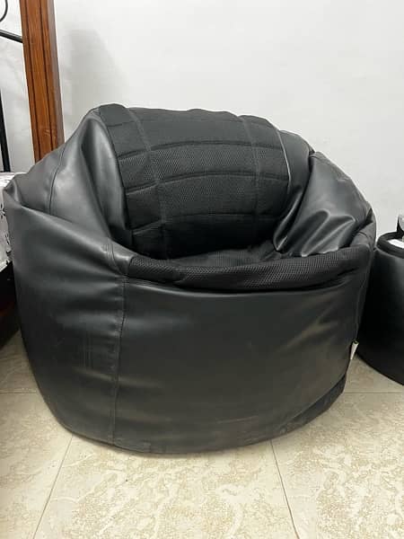 Top Quality Leather bean bags 1