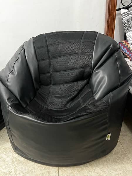 Top Quality Leather bean bags 3