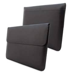 MacBook 12 Sleeve Cover, Snugg - Black Leather 0