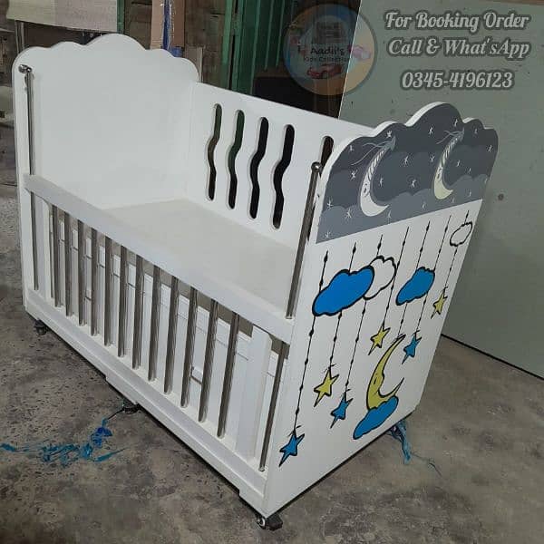 Babycot with Wardrobe with Mattress 19