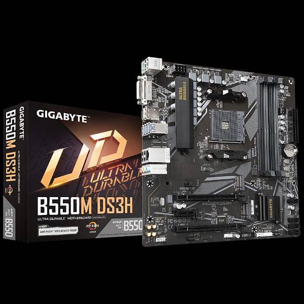 Gigabyte B550M DS3H Motherboard AMD Ryzen AM4 Socket 0