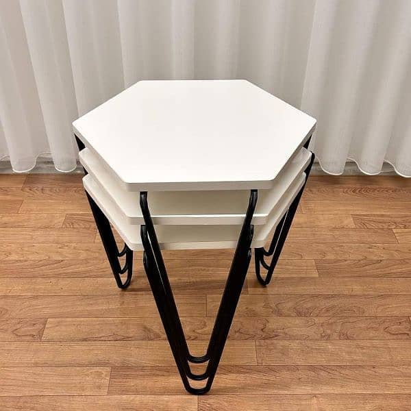 Center table side table coffee table nesting set 1