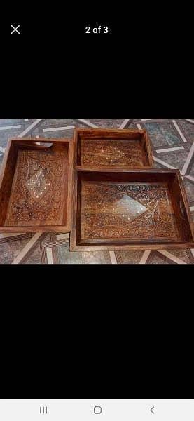 pure wooden tray 2
