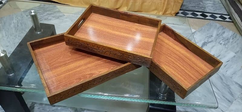 pure wooden tray 6