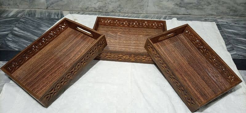 pure wooden tray 10