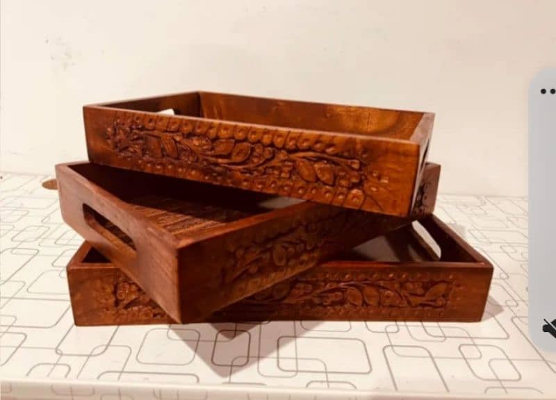 wooden handicrafts kitchen iteam tray jewellery box spice box 9