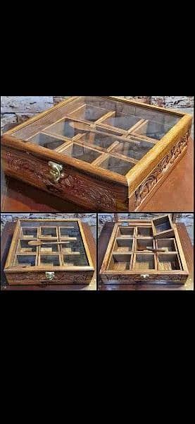 wooden handicrafts kitchen iteam tray jewellery box spice box 13