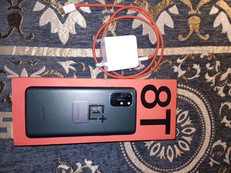 One Plus 8t 12gb 256gb original box charger available slightly used 4