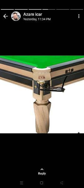 steel cushion table snooker table 1