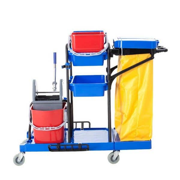 Full Size Cleaning Trolley / Commercial Cleaning Trolley 2