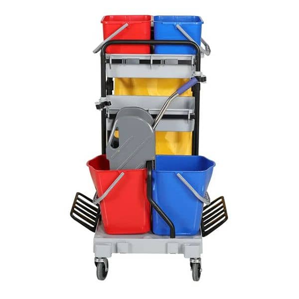 Full Size Cleaning Trolley / Commercial Cleaning Trolley 4