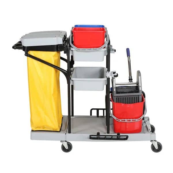 Full Size Cleaning Trolley / Commercial Cleaning Trolley 5