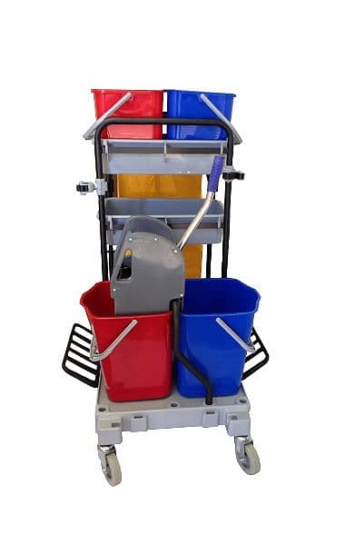 Full Size Cleaning Trolley / Commercial Cleaning Trolley 6