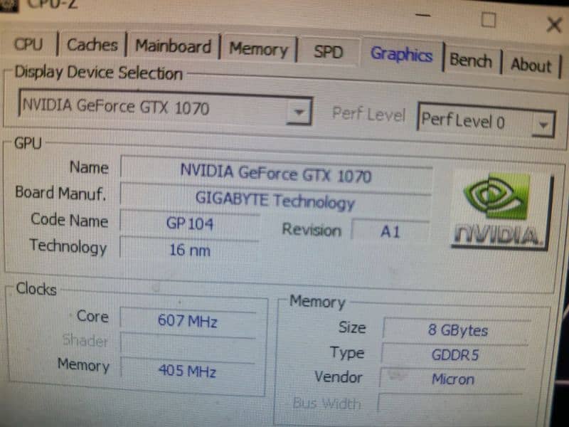 Gigabyte geforce Gtx 1070 G1 gaming. 1