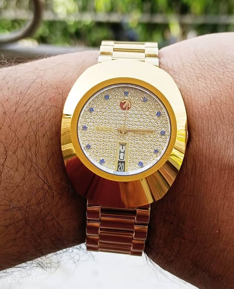 Rado Golden Automatic Watch Price In Pakistan  Watch For Men 11