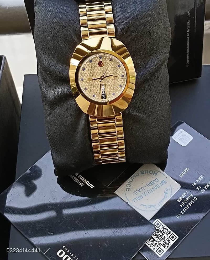 Rado Golden Automatic Watch Price In Pakistan  Watch For Men 12