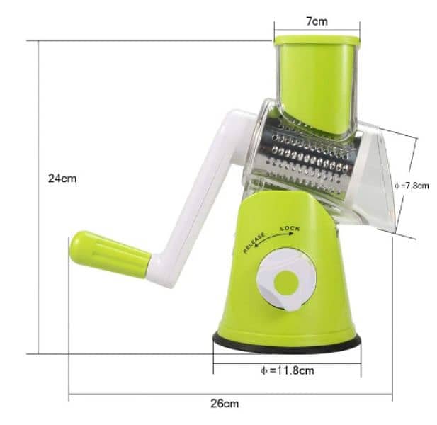 3 in 1 manual vegetables cutter slicer for kitchen stainless stee 5