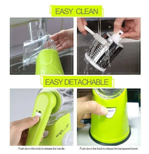 3 in 1 manual vegetables cutter slicer for kitchen stainless stee 8