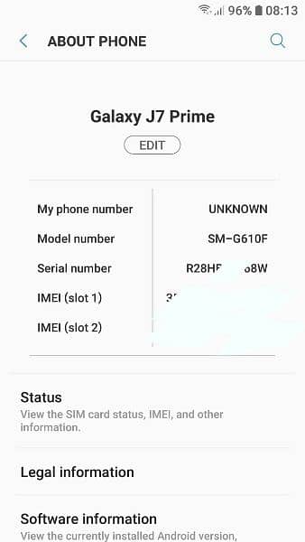 Samsung J7Prime 2 no of mobile sets 1