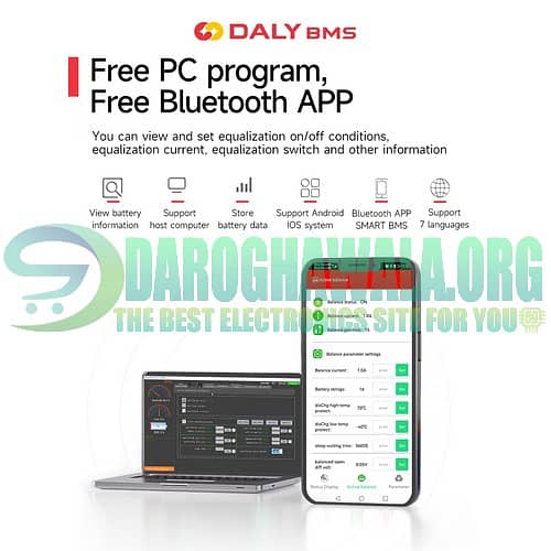 DALY 16S 1A Smart Active Balancer With Bluetooth For BatteryBalancing 1