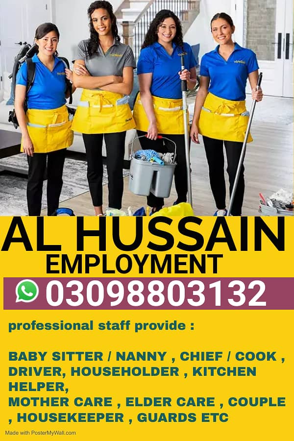 Maid | Driver | Baby Seater | Maid | House Maid | Couple Maid 0