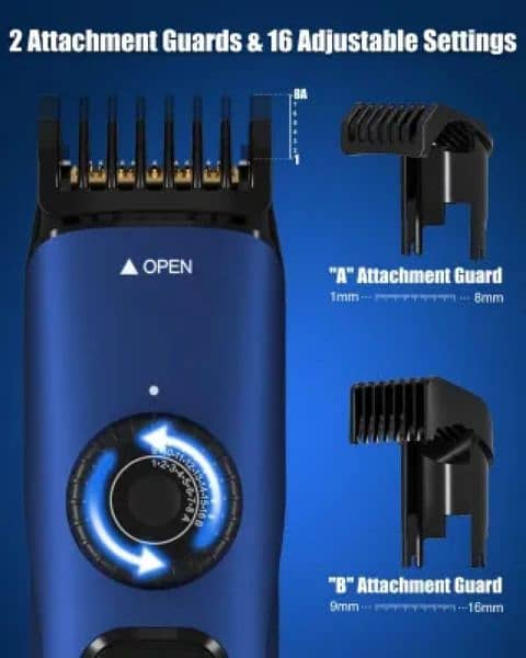 IMPORTED SEAGO CORDLESS HAIR CLIPPERS FOR MEN, RECHARGEABLE TRIMMER 1