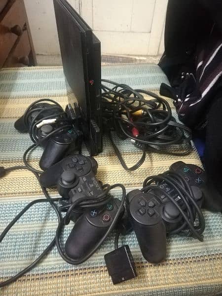 Playstation 2  with Memory card and Box 7/10 1