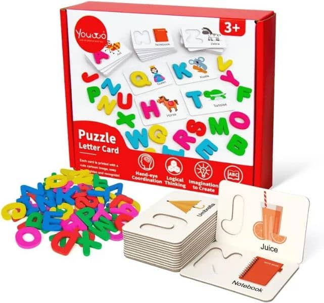 Imported UK Pallet Youwo Puzzle Letter Card - Alphabet Puzzle 5