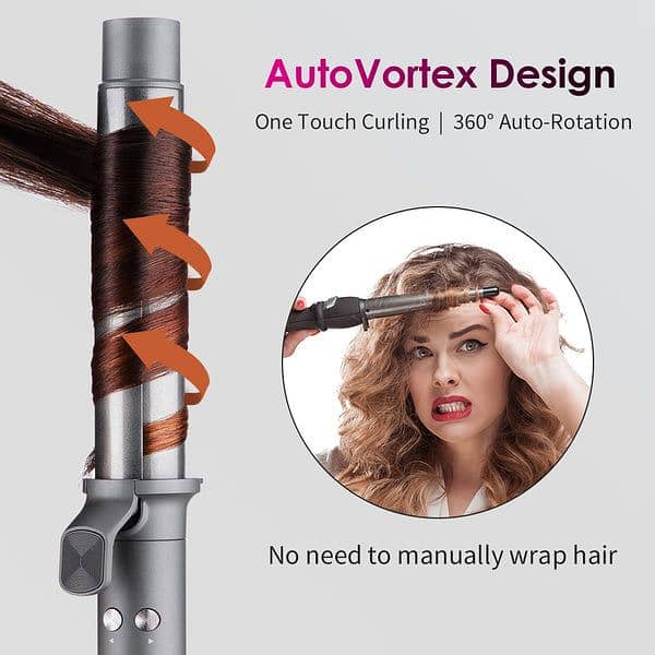 Imported Faszin Curler, Automatic Curling Hair Waving Style Tool, 360° 4