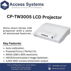 Interactive white board ultra shortthrow projector Hitachi 03233677253