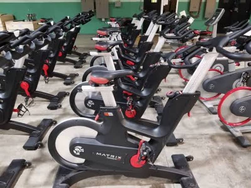 USA import commercial spin bikes slightly used 13