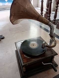 antique gramophone