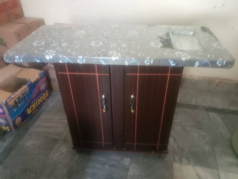 Iron Table (wooden) in new condition 0