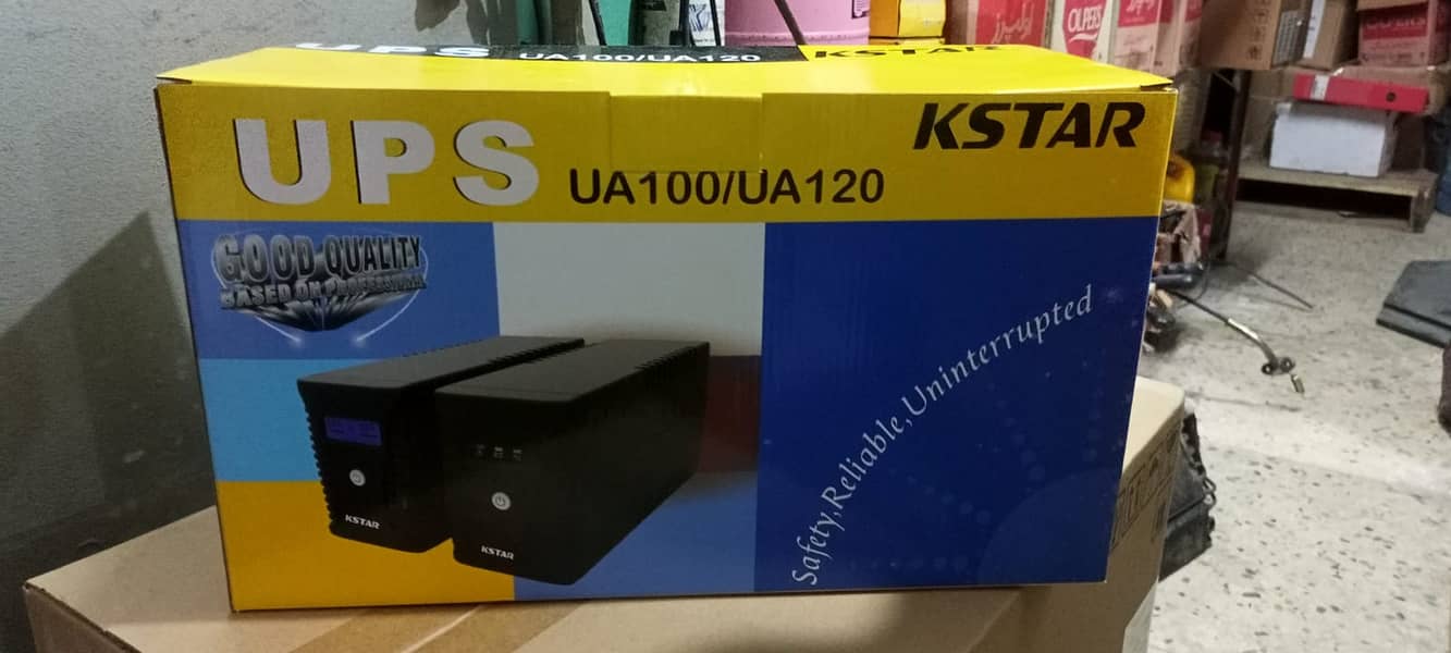 UPS KSTAR 1000VA UA100, LED WITH USB -N 0