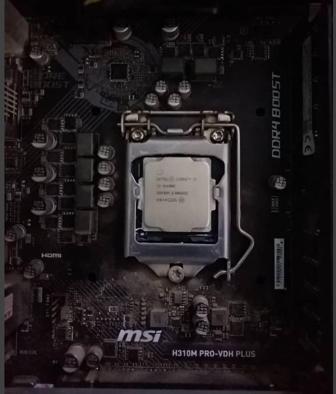 Core i5 9400F 9th gen and h310m motherboard cpu combo Gaming pc 1