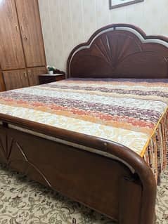 King Bed Set | Double Bed | Solid Tali Wood | Bedroom Set | Dressing 0